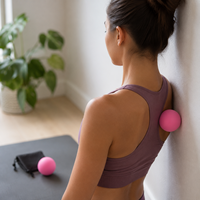 Ballon de massage professionnel OEM ODM PILAT BALL LacrossBALL avec logo personnalisé, équipement de récupération après l'entraînement, plusieurs tailles, fitness