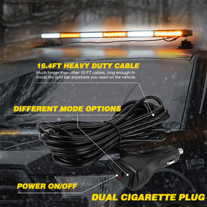 12V 24V COB LED Xe Cảnh Báo nhấp nháy đèn flash tự động giao thông khẩn cấp thanh ánh sáng nhấp nháy đèn hiệu thanh ánh sáng - Product Image 5