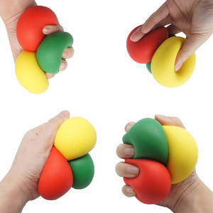 Pelota Antiestrés de Silicona de Goma, Juguete para Apretar, para Ejercicios de Manos y Relajación - Product Image 2