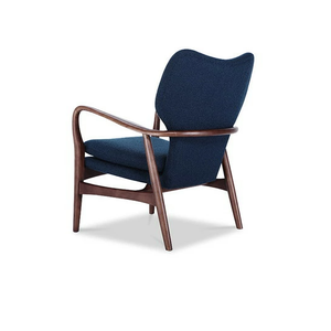 Sofisticación y comodidad moderna con asiento acolchado de lana y silla de salón con respaldo tapizado para contornear PTK, silla ocasional - Product Image 5