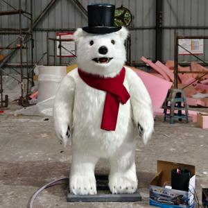 Oso Polar Animatrónico Realista <span class=keywords><strong>de</strong></span> Alta Calidad que Canta Canciones Navideñas para Parques <span class=keywords><strong>de</strong></span> Atracciones - Product Image 3