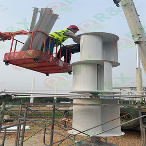 ชุดเครื่องกำเนิดไฟฟ้าพลังงานลมแบบตั้ง 5KW 10KW 20KW พร้อมตัวควบคุม MPPT |   ชุดอุปกรณ์ติดตั้งกังหันลมบนหลังคาสำหรับบ้านและอุตสาหกรรม รุ่น RX-HV Ce - Product Image 3