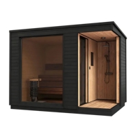 Sauna sec traditionnel extérieur de vapeur pour le sauna de douche de jardin de 4-6 personnes