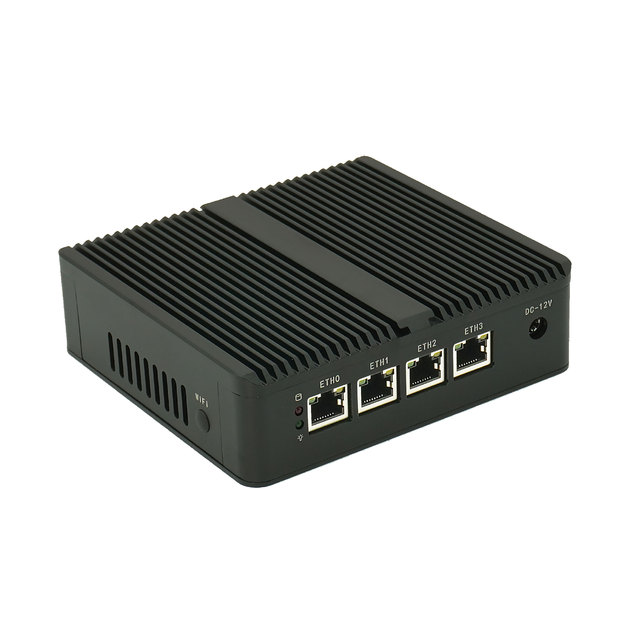 AISTONE Quad core j1900 Hotsales industrial firewall router 4 lan mini pc i211 1G DDR3 mSATA Cybersecurity Soft Router