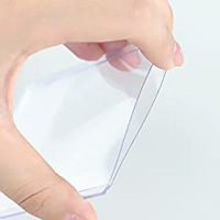 35pt plastique dur 3x4 Baseball Top Loaders protecteurs de cartes porte-cartes avec film protecteur