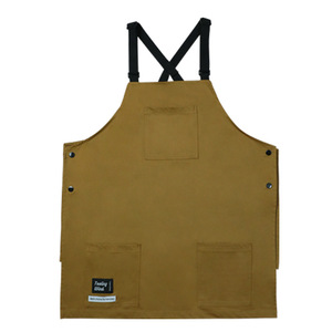 Cross Border Style Apron Durable Stain Resistant Solid Color Workwear For Restaurants Barbershops Pet Shops Men Women - Product Image 5