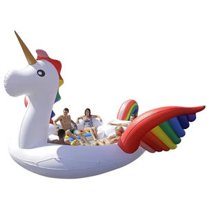 <span class=keywords><strong>Flotador</strong></span> Inflable <span class=keywords><strong>Gigante</strong></span> <span class=keywords><strong>de</strong></span> <span class=keywords><strong>Unicornio</strong></span> para Adultos, Bote Inflable, Isla Flotante - Product Image 1