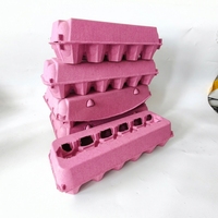 Barquette à œufs en pulpe biodégradable personnalisable, boîte à œufs en papier 4-30, emballage écologique pour œufs de poule, prix d'usine