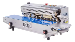 FR-770A Scelleuse verticale automatique à bande continue pour sacs plastiques, machine de scellage continu pour emballage alimentaire - Product Image 3