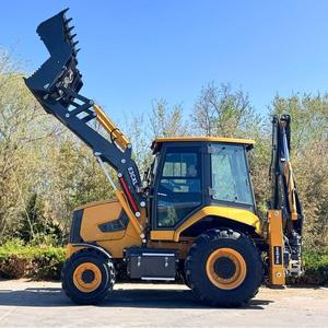 Chargeuse-pelleteuse 4x4, prix usine, 85 kW, diesel, certifiée CE, godet frontal 1 m³, pour agriculture - Product Image 1