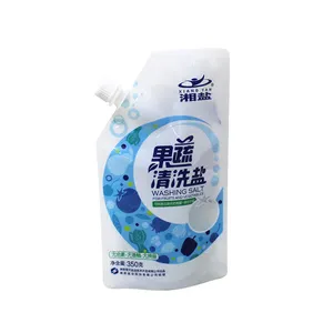 Soup Liquid Detergent Packaging Stand up Liquid Soap Spout Pouch Bags Flexible with Spout Juice Laminated Plastic