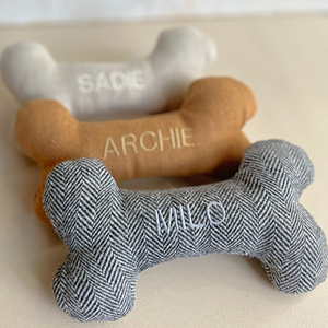 Hızlı gemi kişiselleştirilmiş adı Pet çiğnemek oyuncaklar kemik şekli kumaş dayanıklı köpek oyuncak köpek Pet hediyeler için açık eğitim etkinliği - Product Image 2