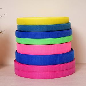 Bande auto-agrippante 100 % nylon 38 mm 40 mm 50 mm, souple, 280 couleurs, double nylon auto-adhésif pour usine de confection sur mesure - Product Image 1