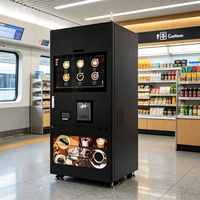 Nouvelle machine à café commerciale 2026 à mouture fraîche, entièrement automatique pour lieux publics