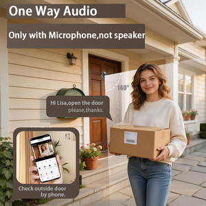 Interphone de sécurité intelligent 3MP ICam365 avec détection de mouvement par radar, caméra WiFi pour porte d'entrée, <span class=keywords><strong>vision</strong></span> <span class=keywords><strong>nocturne</strong></span> pour la maison - Product Image 2