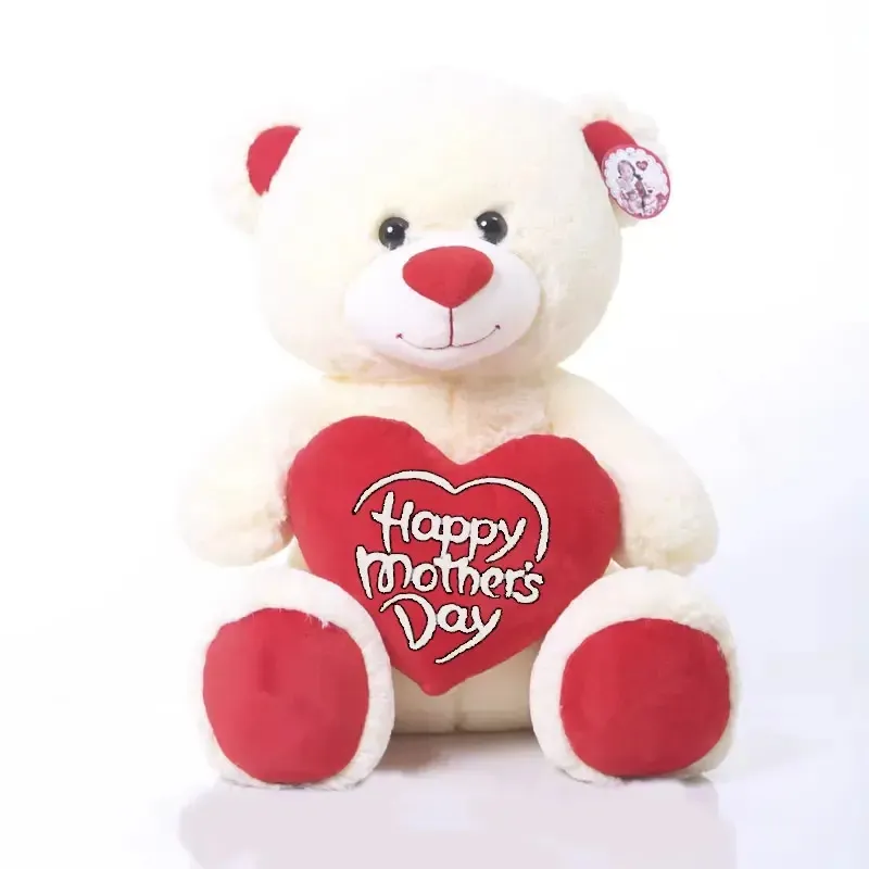 HL mainan boneka beruang Teddy mewah Anime hadiah Hari Ibu Valentine lembut lembut cinta kustom Multi Warna