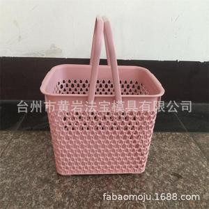ตะกร้าช้อปปิ้งพลาสติกมีหูหิ้ว ทนทานสำหรับใช้ในชีวิตประจำวัน - Product Image 1