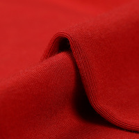 Version plus épaisse en mélange doux viscose-coton avec laine |   Tissu tricoté pour vêtements de détente, prix direct usine et faible MOQ