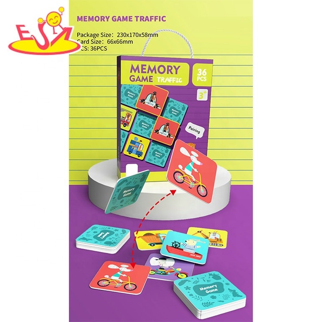 Hot Selling Educational Memory Game Paper Matching Jigsaw Puzzle for Kids P14A445