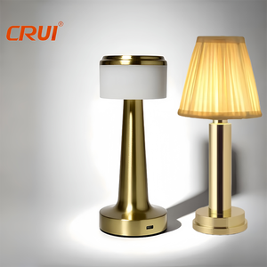 Lampe de table LED <span class=keywords><strong>rechargeable</strong></span> moderne Abat-jour en tissu Bras flexible Contrôle tactile Écologique Design simple pour chambre à coucher Utilisation en hôtel - Product Image 1