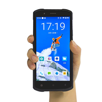 PDA Android 11.0 de 5.5 Pulgadas, 4+64G, IP68, Resistente, con RFID, Escáner de Código de Barras 4G para Entrega, Envío, Almacén, Inventario Minorista, en Stock