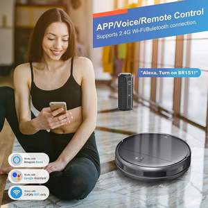 Aspiradora Robótica Automática con Wi-Fi, Filtro HEPA, Motor sin Escobillas, Control por Aplicación, Limpieza de Bordes, para Uso en Garajes, Comercios y Hoteles - Product Image 6