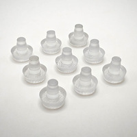 Bouchon en plastique pour tube rond de 19 mm, capuchon en caoutchouc antidérapant et résistant à l'usure, embout réglable pour pied de meuble en tube rond
