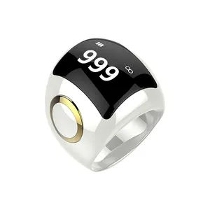 Equantu New Muslim Products Smart Zikr Ring Counter QB709 Islamic Gift Azan Alarm Tasbeeh Ring
