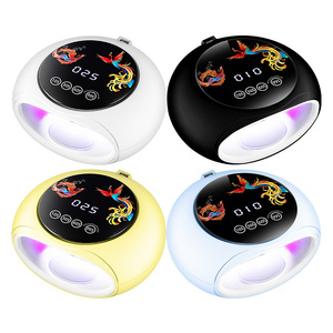 Lampe à ongles LED à lumière rouge 660 nm, sécheuse 128 W, écran LCD UV, fonction de mémoire, durcissement du gel de polissage - Product Image 6