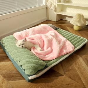 Luxus Katzenbett Anpassbarer Komfort Weiche Katzenmatratze Abnehmbar Waschbar Atmungsaktives Hundebett Katzensofa - Product Image 3