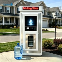 Distributeur d'eau commercial sans surveillance 24h/24 et 7j/7, installation facile, purification de l'eau potable.