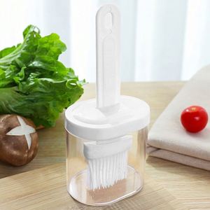 Oil <b>Bottle</b> <b>Brush</b> High Temperature Resistant Silicone Oil <b>Bottle</b> <b>Brush</b> Integrated with Lid - Product Image 5