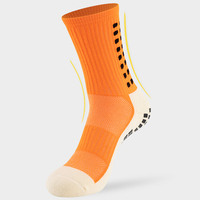 Chaussettes de football pour homme, antidérapantes, respirantes, durables, en coton, mi-mollet, tricotées, chaussettes de sport ODM pour le baseball, la course à pied, le basketball, la gym
