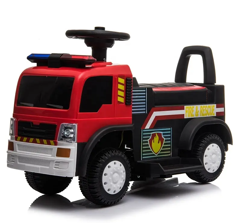 電動消防車6V充電式ベビースイング車子供用ドライブ車