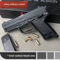 Hanya Dijual di AS 1/2.05 Model Miniatur Paduan Logam Empire Prop Model Kerajinan Lempar Peluru Non-Firing Model USP Alat Peraga Pembelajaran Senjata