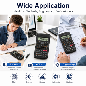 Calcolatrice Scientifica alla <span class=keywords><strong>Moda</strong></span> per Studenti e Professionisti, Articolo di Cancelleria Scolastica con Alimentazione a Batteria - Product Image 6