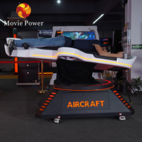 9D Vr Flight Simulator Virtual Reatily Máquina de juegos de salón recreativo Máquina DE JUEGOS DE INTERIOR 720 Flip VR 360 Simulador