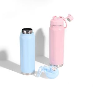 Custom Water Tumbler Large Capacity Pattern logo Customized Insulated Outdoor Sports Vacuum <b>Flask</b> Bottle for Hot and Cold Water - Product Image 2