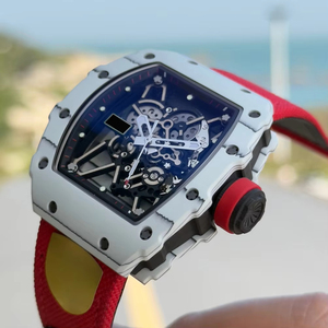 Montre mécanique automatique squelette ultra-légère de luxe pour homme, en fibre de carbone, de haute qualité, pour le sport et la mode, vente en gros - Product Image 3