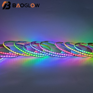 Three Line Iridescence 24V 8mm PCB 10W/M 360LED/M Digital <b>RGB</b> LED COB Strip Light Copper Core Dimmable Lighting - Product Image 2
