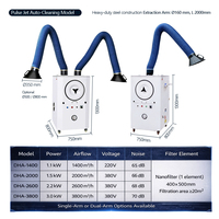 Extracteur de fumées de soudage industriel, unité mobile d'extraction de fumées à haut débit d'air pour la fumée de soudage