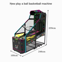 Nouvelle machine de basketball interactive pour activités d'échauffement, équipement de jeu vidéo, exportation, très demandée