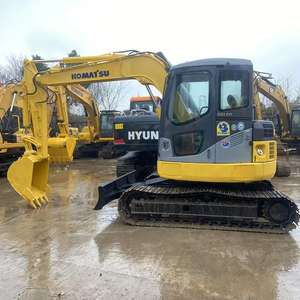 Excavator Mini <span class=keywords><strong>Komatsu</strong></span> PC78US Crawler <span class=keywords><strong>Dozer</strong></span> Blade Bekas Harga Murah 8 Ton Berat Operasi dengan Motor Gearbox PLC Komponen Inti - Product Image 2