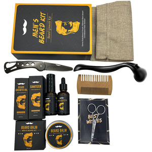 <span class=keywords><strong>Kit</strong></span> de toilettage de <span class=keywords><strong>barbe</strong></span> pour homme nettoyage rasage <span class=keywords><strong>entretien</strong></span> huile <span class=keywords><strong>kit</strong></span> de toilettage de <span class=keywords><strong>barbe</strong></span> de marque privée vente en gros - Product Image 1