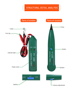Rastreador de Cables Multifunción MS6812 para Instalación de Líneas Telefónicas - Product Image 3