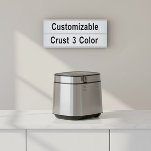 SOHEF Machine à pain professionnelle saine sans <span class=keywords><strong>gluten</strong></span> <span class=keywords><strong>et</strong></span> pour céréales complètes Expert 3 Contrôle de la croûte 700W Acier inoxydable Certifiée PSE/KC/CE - Product Image 1