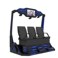 Film de réalité virtuelle le plus excitant, mouvement dynamique 3DOF, 3 chaises, cinéma VR, équipement 9D, divertissement VR, parc VR