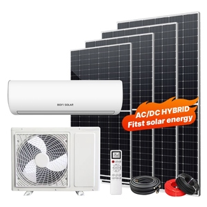 Climatiseur mural solaire BOYI 12000 BTU, système de refroidissement/chauffage domestique, garantie 5 ans, charge solaire MPPT - Product Image 1