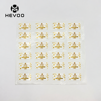 Autocollants décoratifs personnalisés avec logo imprimé pour emballages de flacons en feuille d'or brillante, pour flacons haut de gamme
