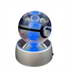 โมเดลค<span class=keywords><strong>ร</strong></span>ิสตัลบอล 3 มิติ ดีไซน์สร้างส<span class=keywords><strong>ร</strong></span><span class=keywords><strong>ร</strong></span>ค์ โปเกมอน มินเนี่ยน มิวทู พิคาชู เรืองแสง ปรับแต่งได้ ของตกแต่ง - Product Image 1